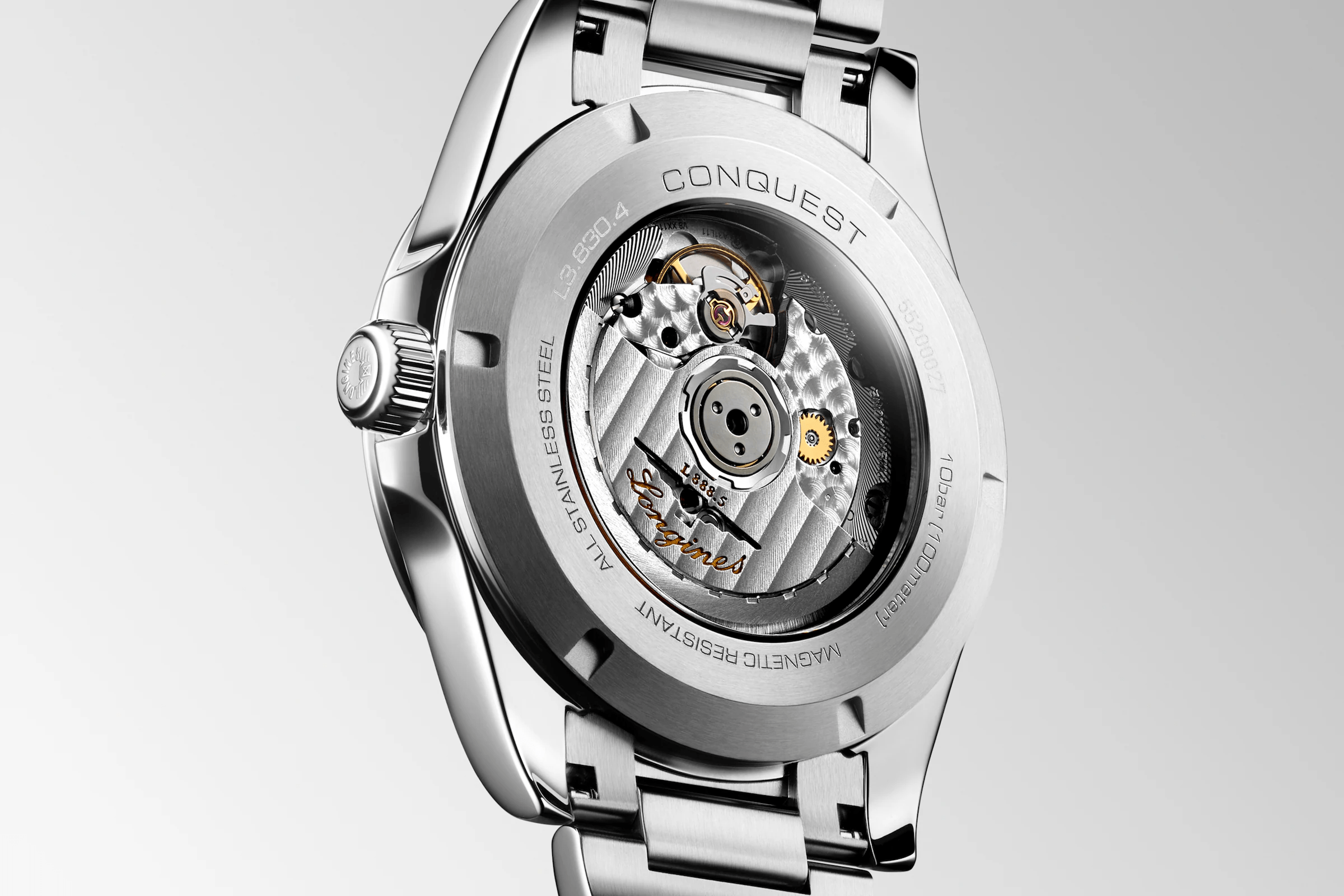 Longines Conquest 2023 41mm Silver Dial Steel Men's Watch L38304726