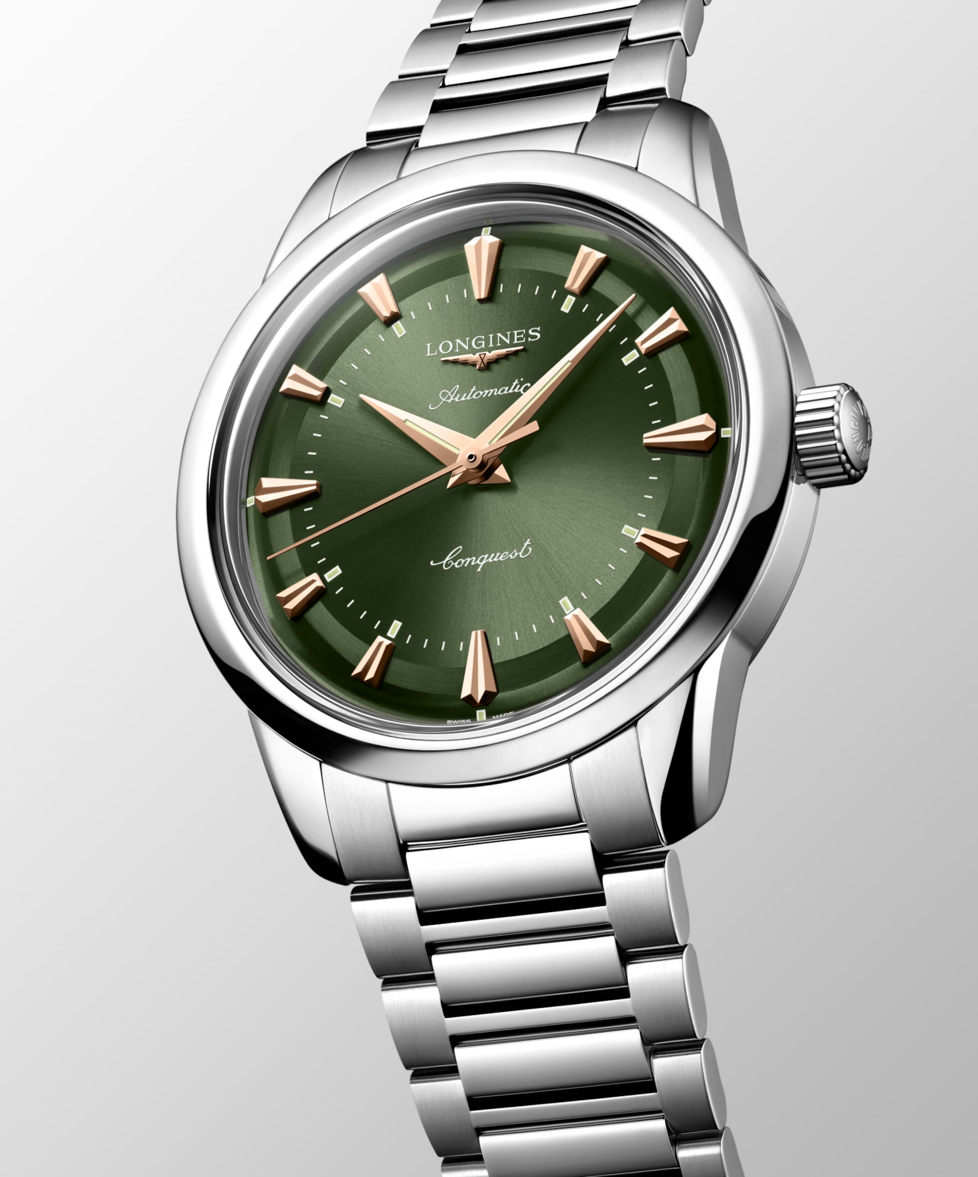 Longines Conquest Heritage 38mm Green Dial Men's Watch L16494026