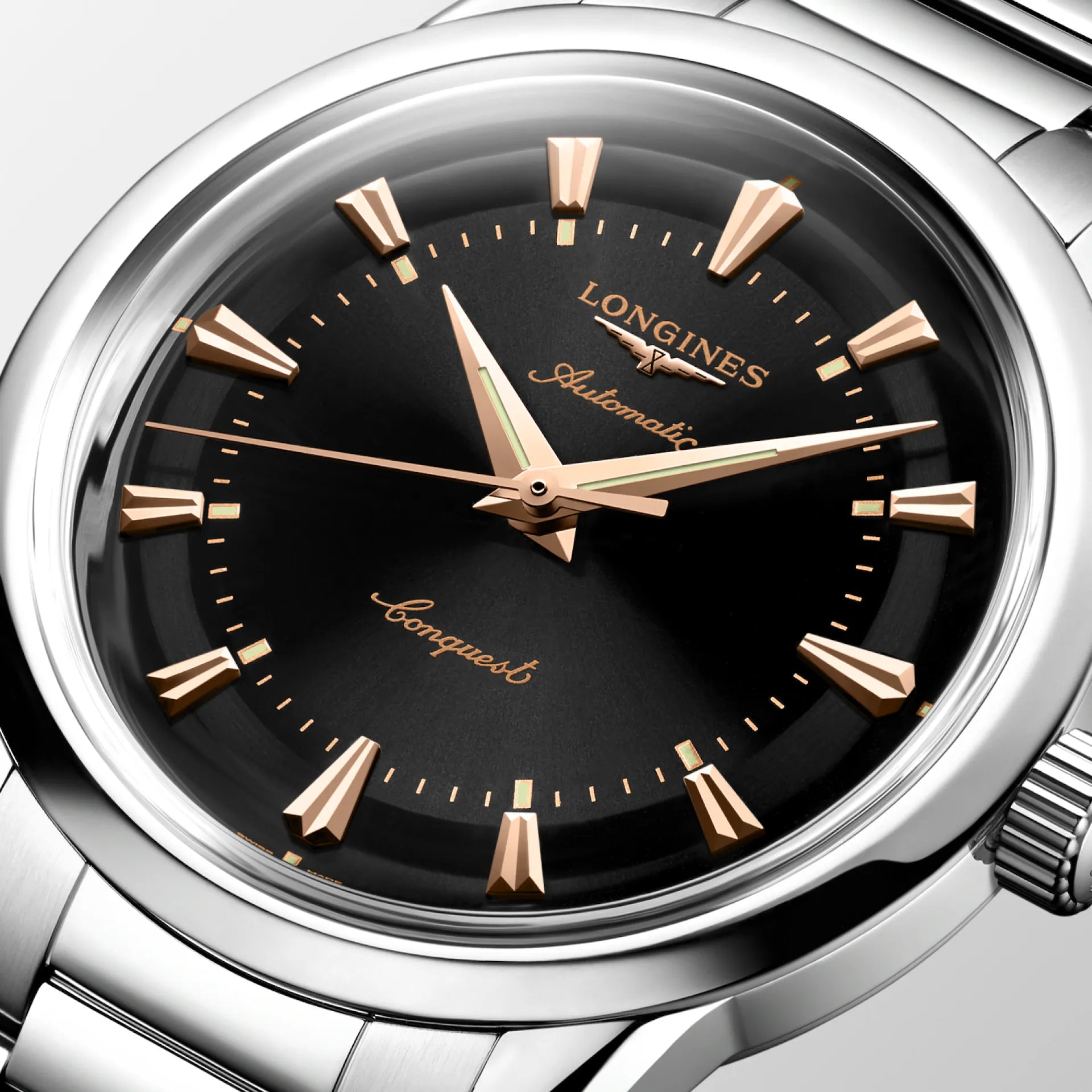 Longines Conquest Heritage 38mm Black Dial Men's Watch L16494526