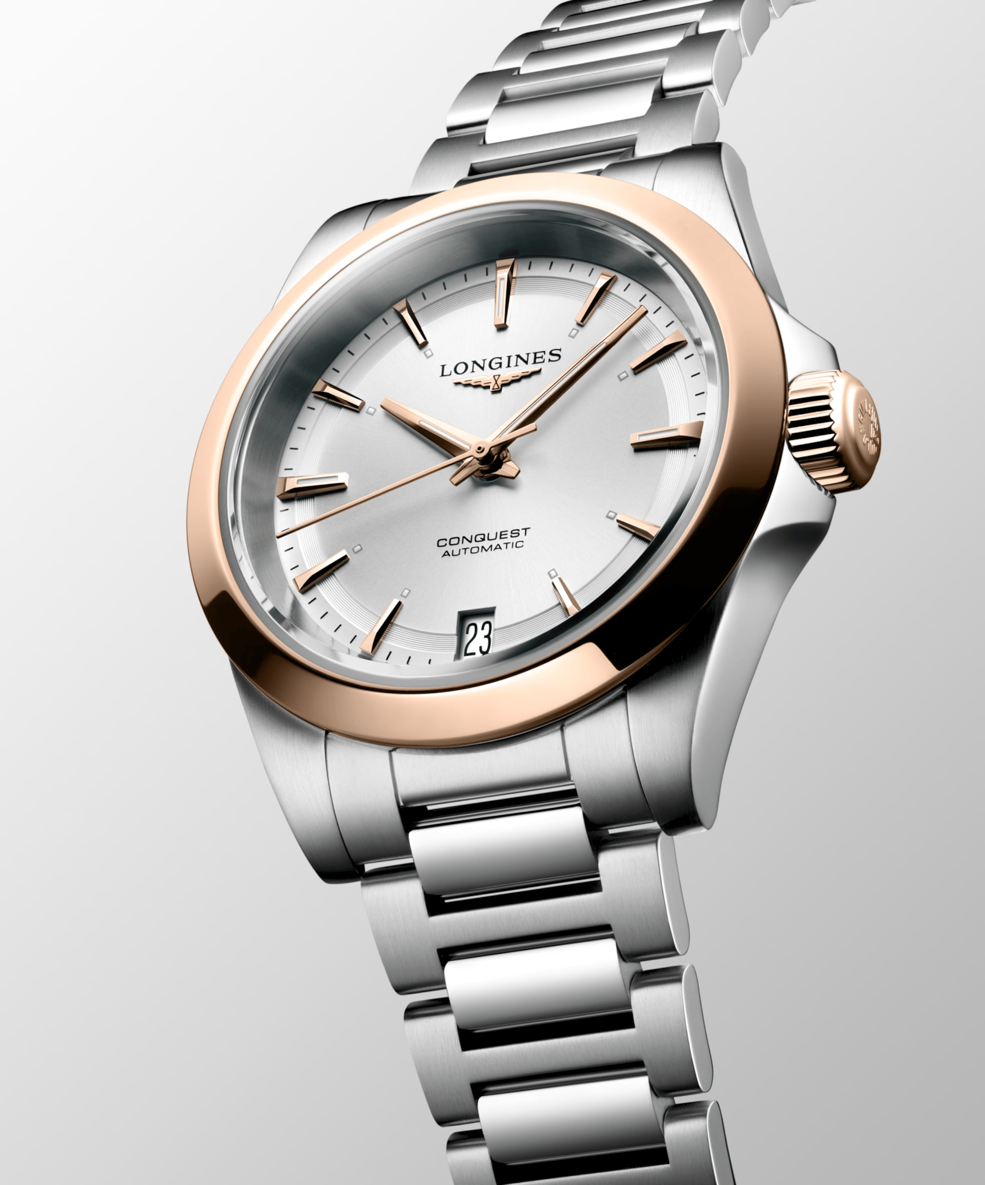 Longines Conquest 34mm Sunray Silver Dial Women's Watch L34305726