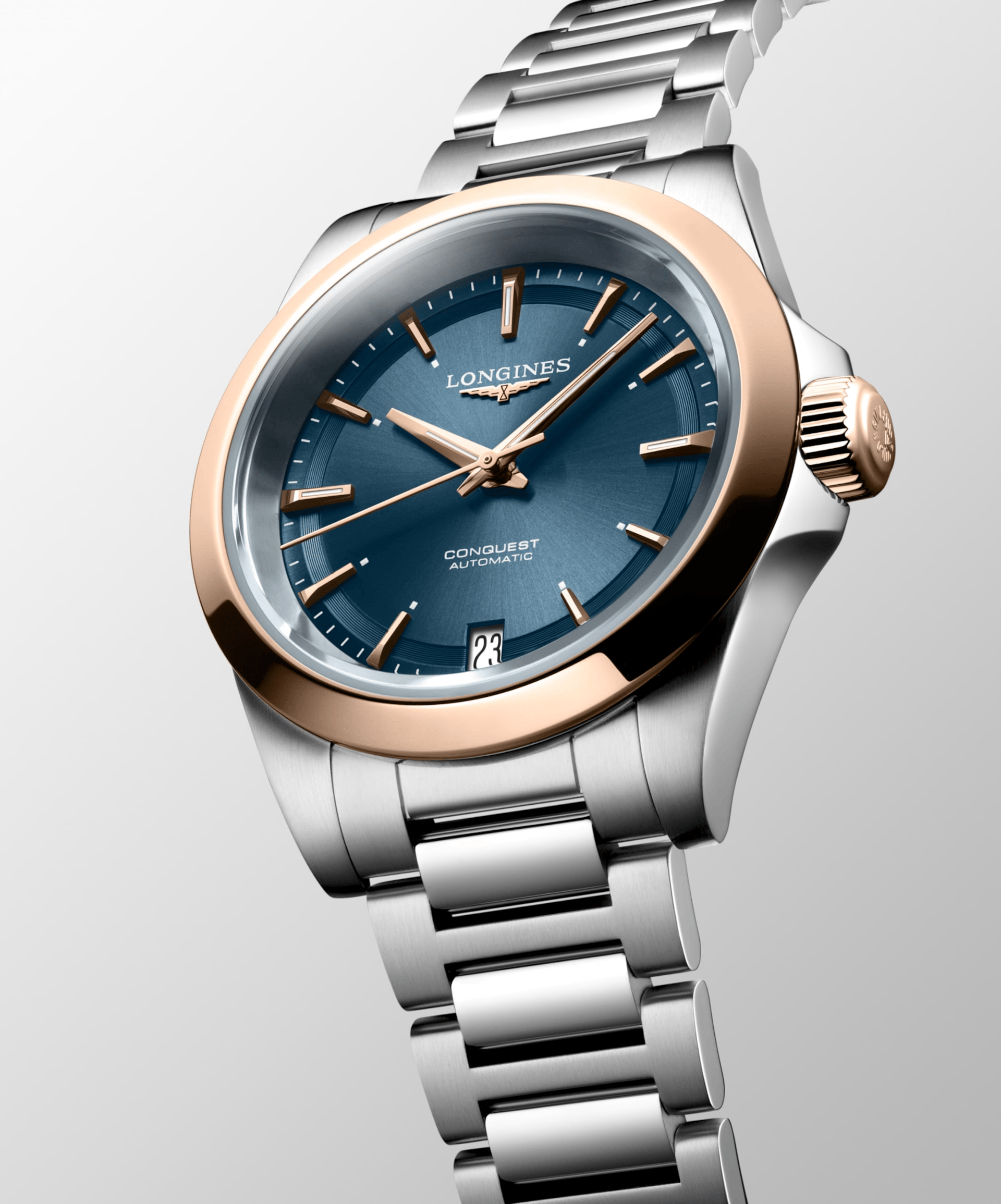 Longines Conquest 34mm Sunray Blue Dial Women's Watch L34305926