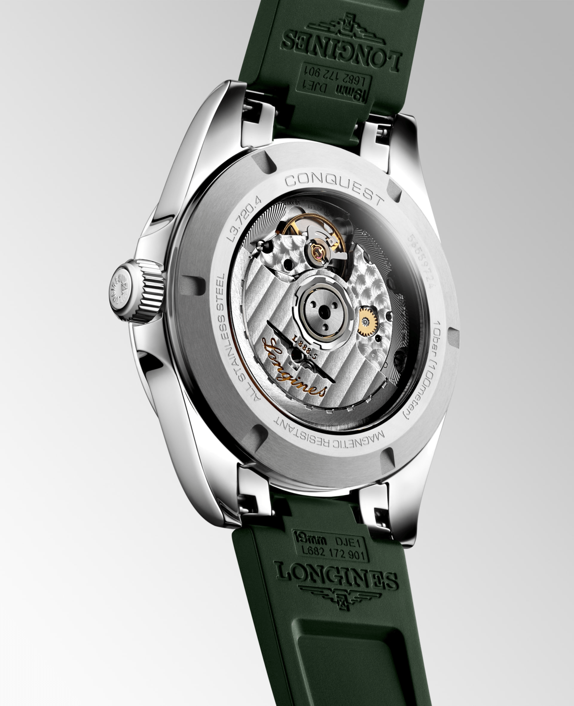 Longines Conquest 38mm Sunray Green Dial Men's Watch L37204029