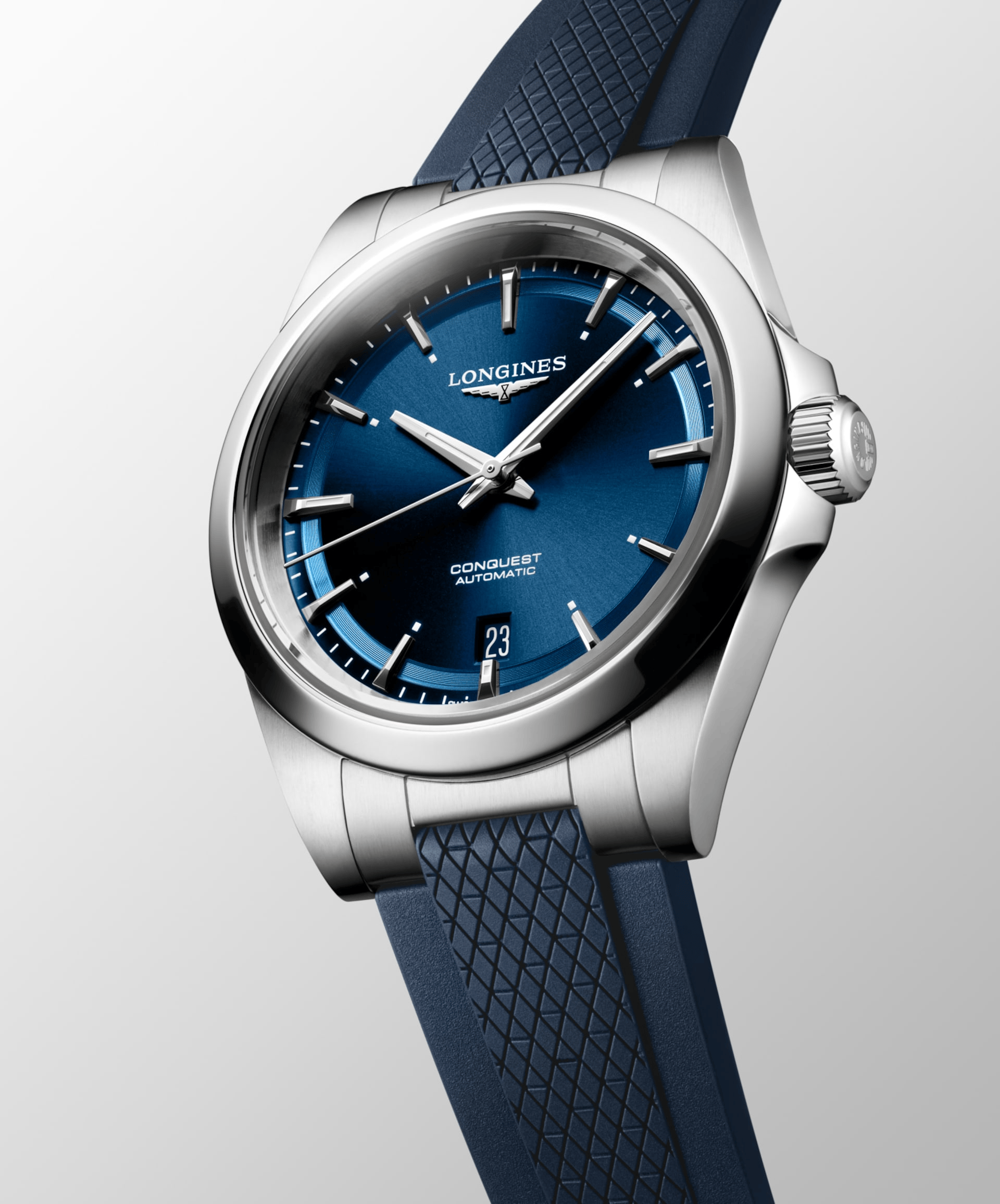 Longines Conquest 38mm Sunray Blue Dial Men's Watch L37204929