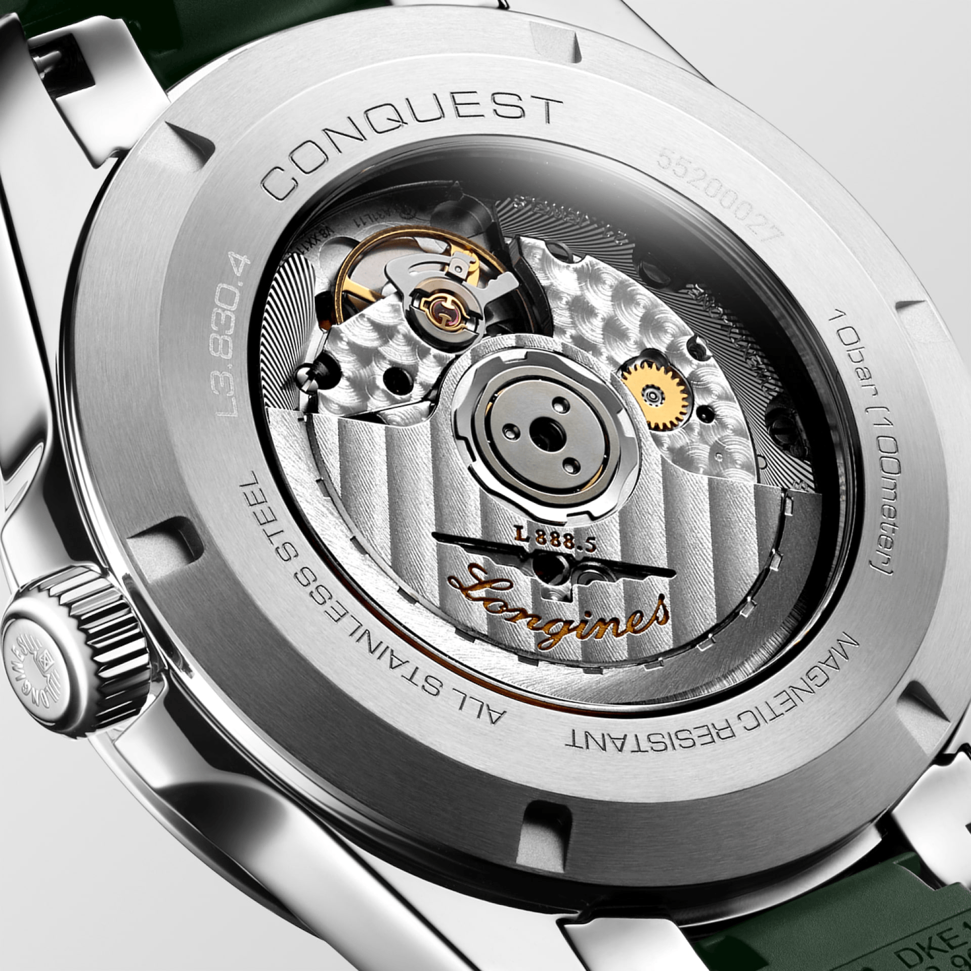 Longines Conquest 41mm Sunray Green Dial Men's Watch L38304029