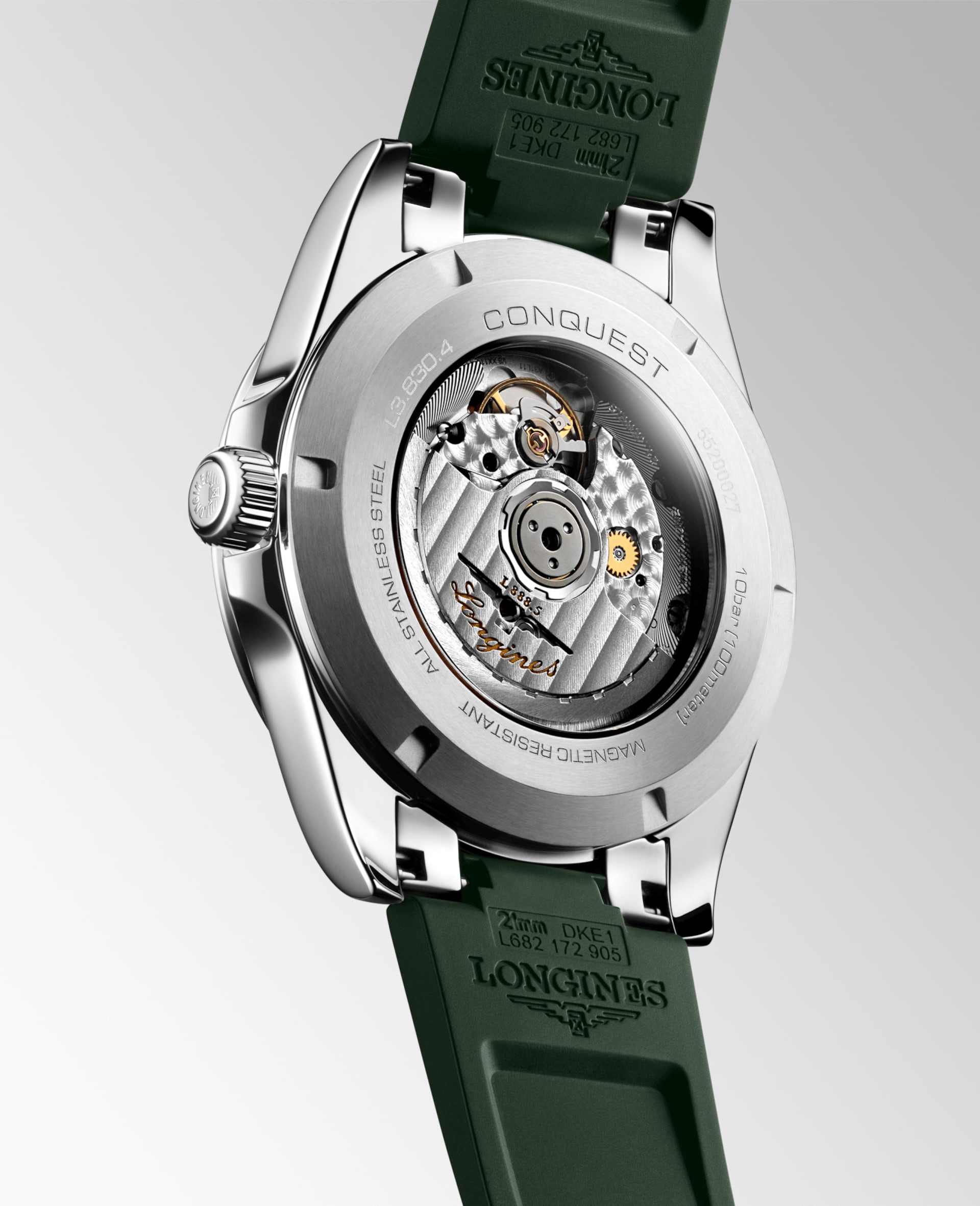 Longines Conquest 41mm Sunray Green Dial Men's Watch L38304029