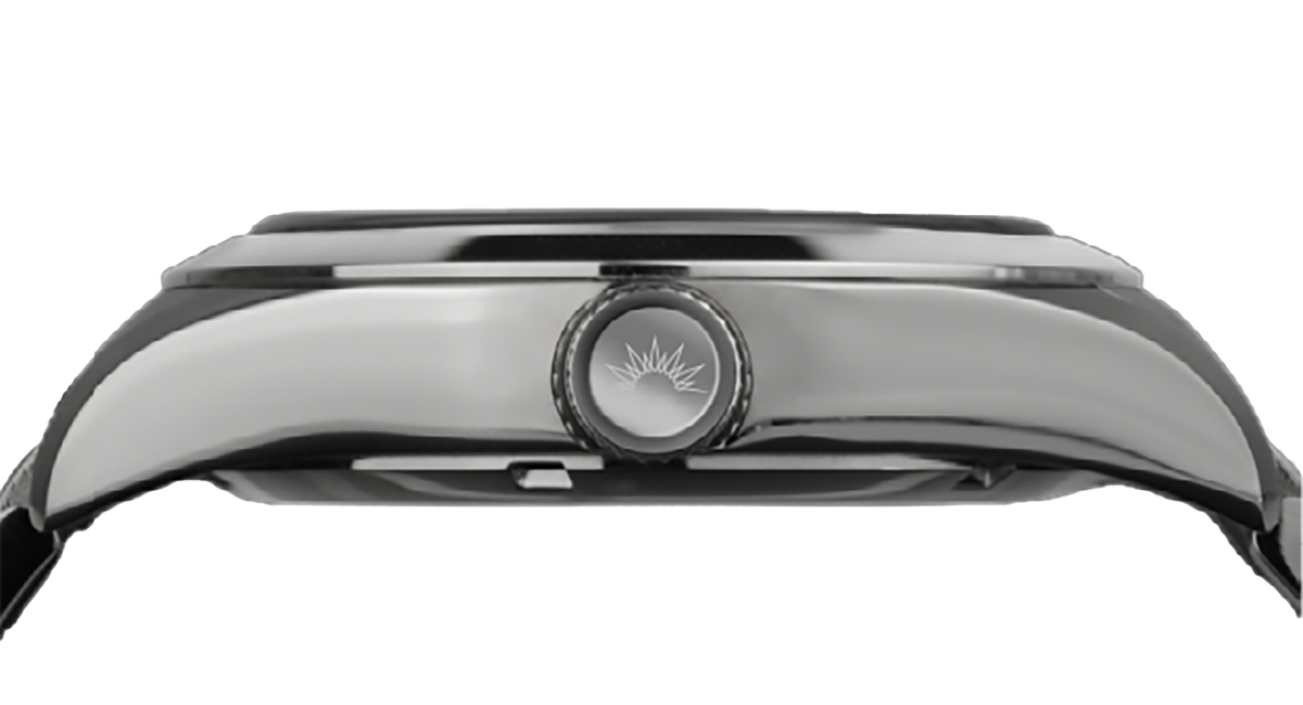 SOLAR AQUA Prima Abyss Steel 42mm Black-Military Green Dial Men's Watch SA0010.0027