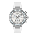 Tissot T-Race 38mm White Mother of Pearl Dial Women's Watch T1418179711100
