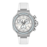 Tissot T-Race 38mm White Mother of Pearl Dial Women's Watch T1418179711100