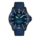 Tissot Seastar 2000 Powermatic 80 44mm Blue Dial Men's Watch T1209073704100