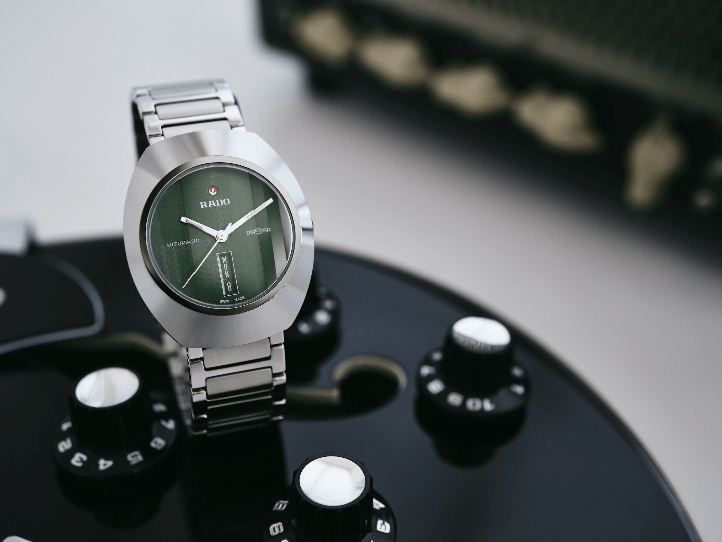 Rado DiaStar Original 38mm Green Dial Ceramos Men's Watch R12160303
