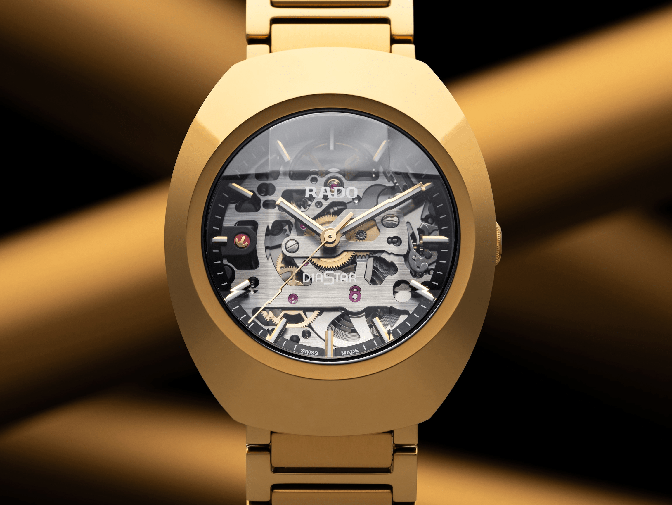 RADO DiaStar Original Skeleton Yellow-Gold Men's Watch R12164153