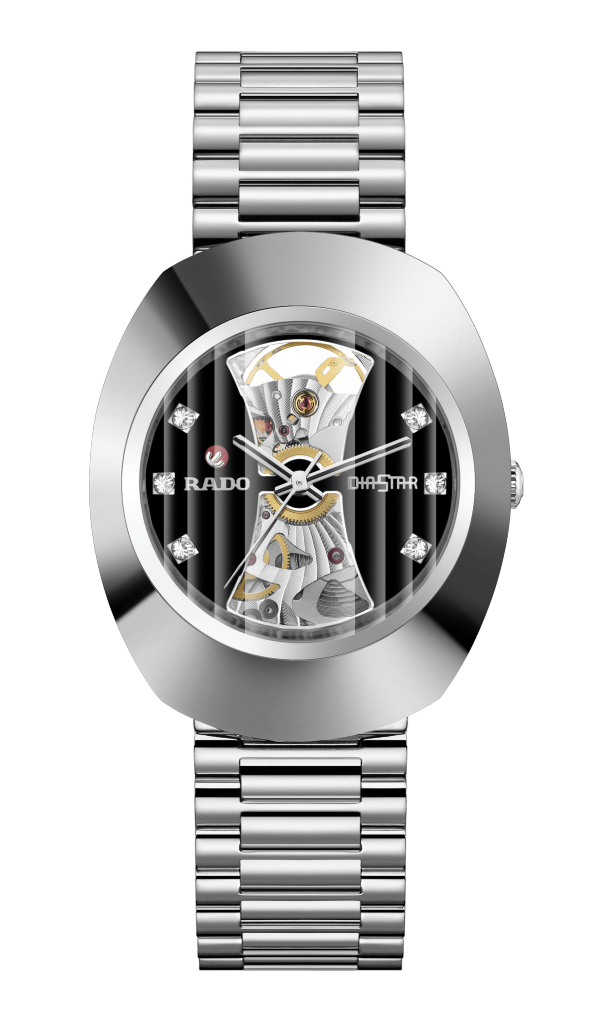 RADO DiaStar Original Open Heart 35mm Black Dial Men's Watch R12063103