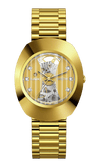 Rado DiaStar Original Open Heart 35mm Yellow Gold PVD Men's Watch R12064263