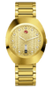 Rado DiaStar Original 38mm Pattern Dial Yellow Gold PVD Men's Watch R12161633