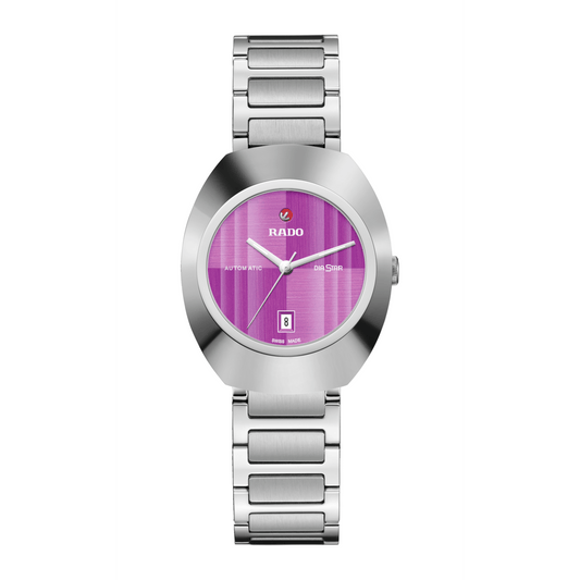 Rado DiaStar Original 30mm Automatic Purple Dial Women's Watch R12170333