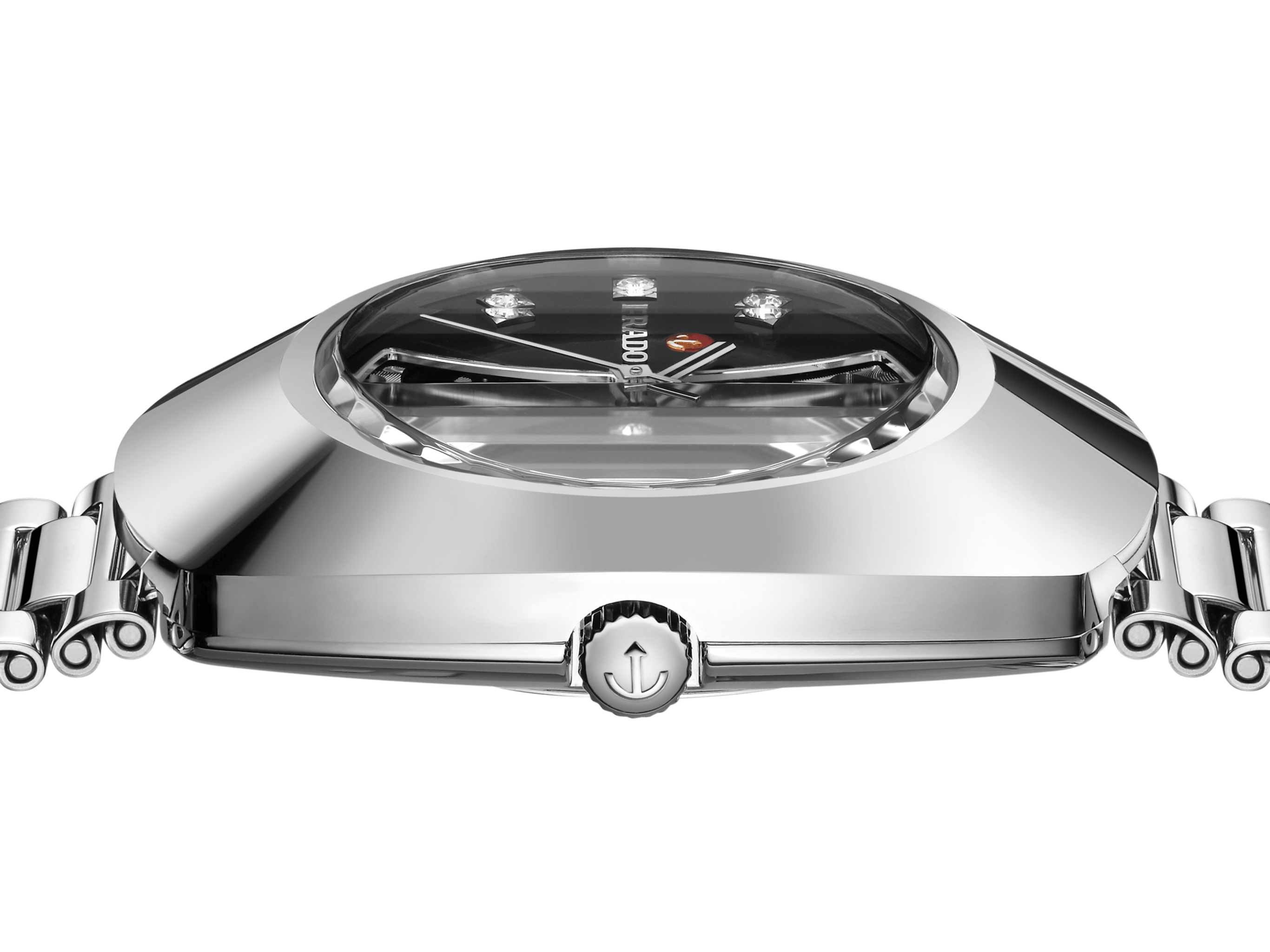 RADO DiaStar Original Open Heart 35mm Black Dial Men's Watch R12063103