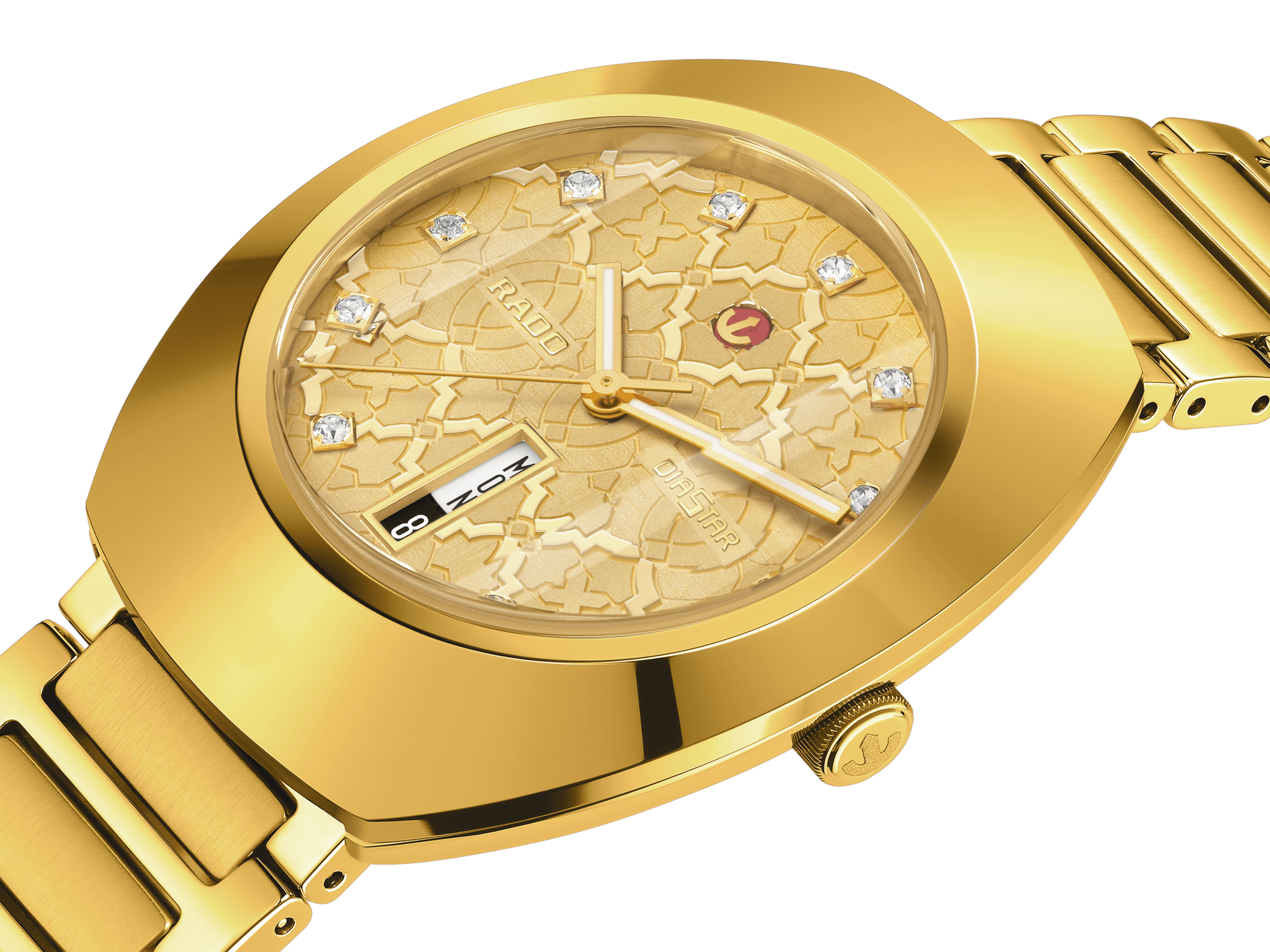 Rado DiaStar Original 38mm Yellow Gold Dial Men's Watch R12161263