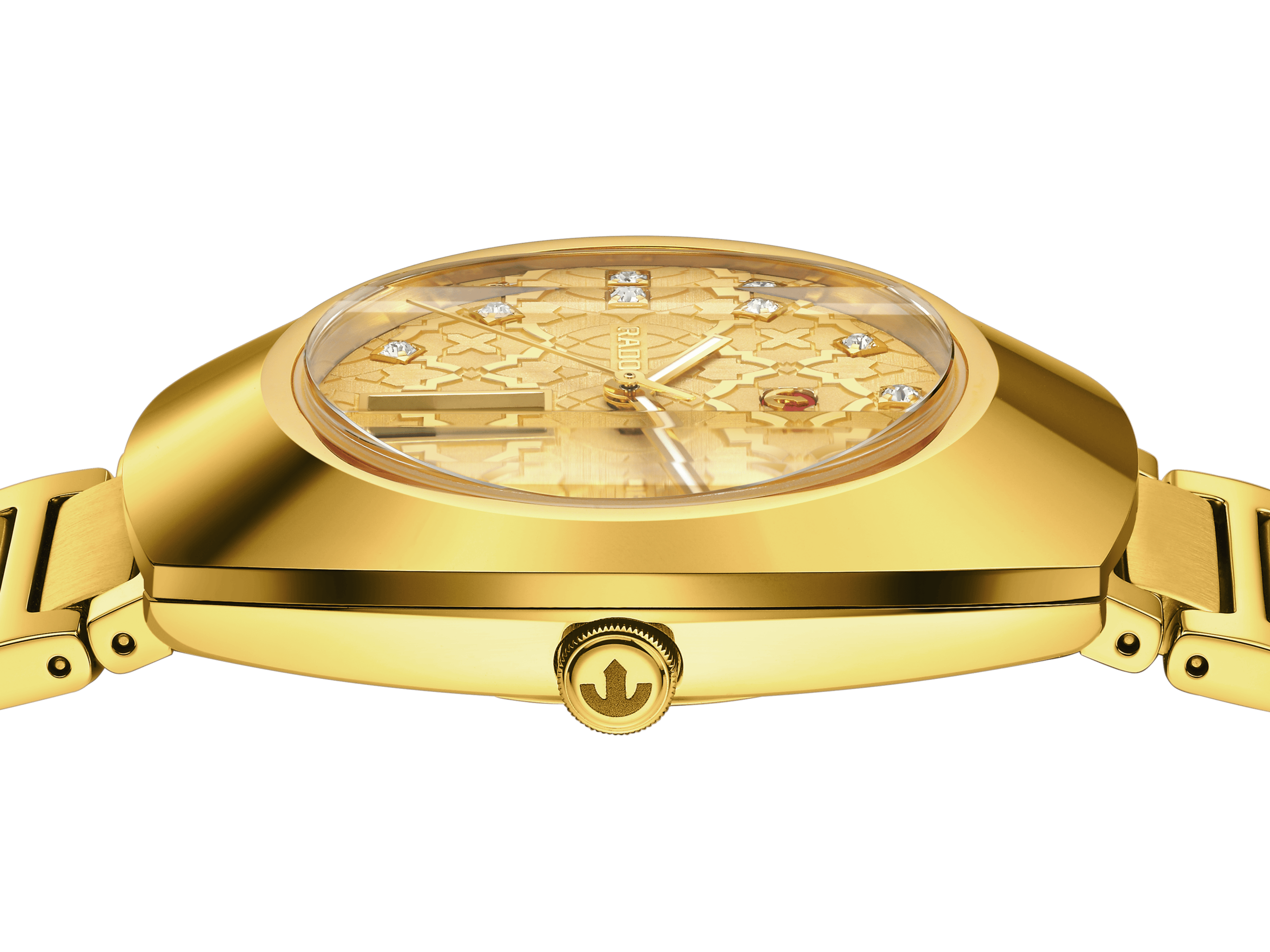 Rado DiaStar Original 38mm Yellow Gold Dial Men's Watch R12161263