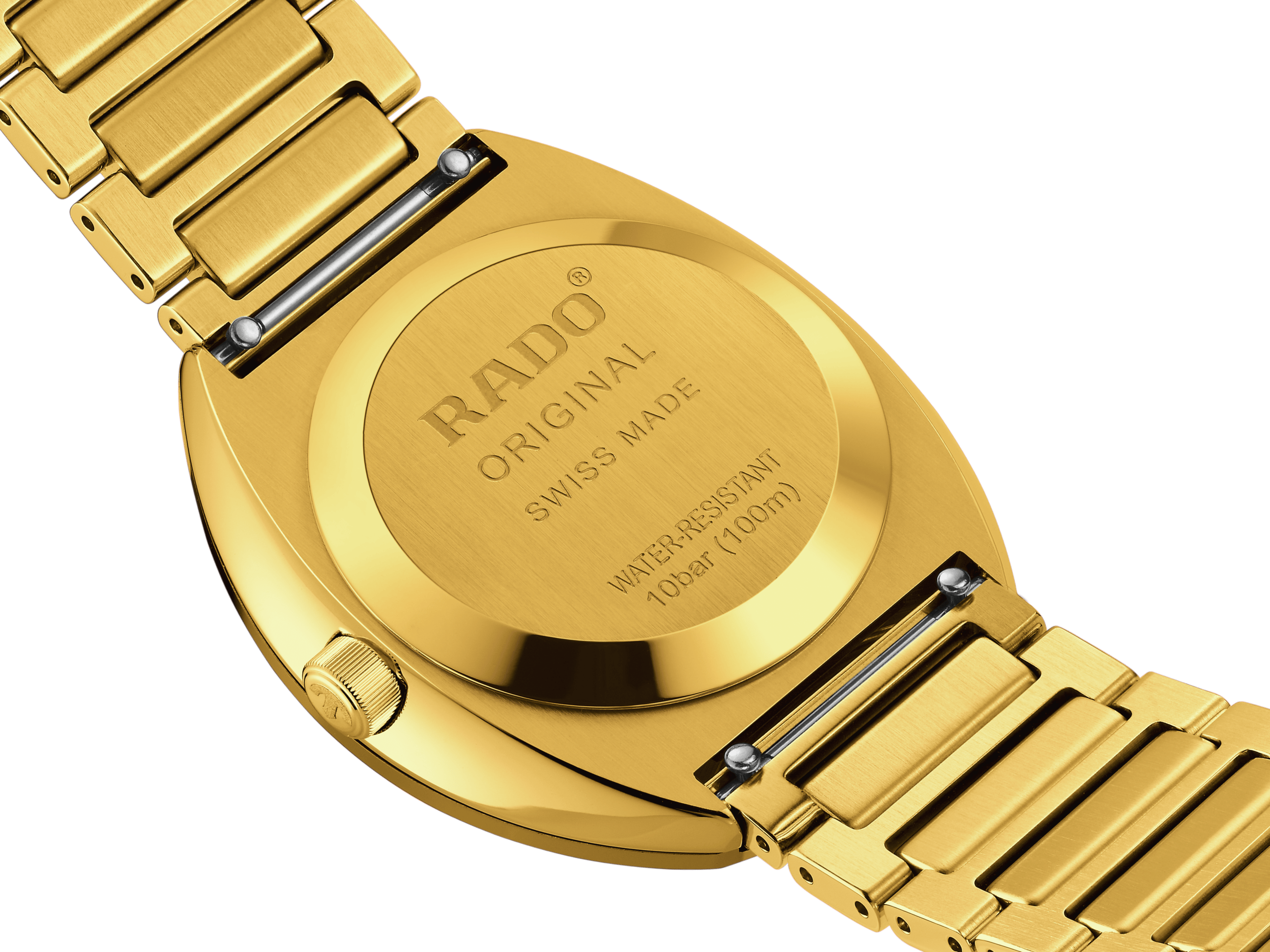 Rado DiaStar Original 38mm Yellow Gold Dial Men's Watch R12161263