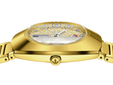 Rado DiaStar Original 38mm Pattern Dial Yellow Gold PVD Men's Watch R12161643