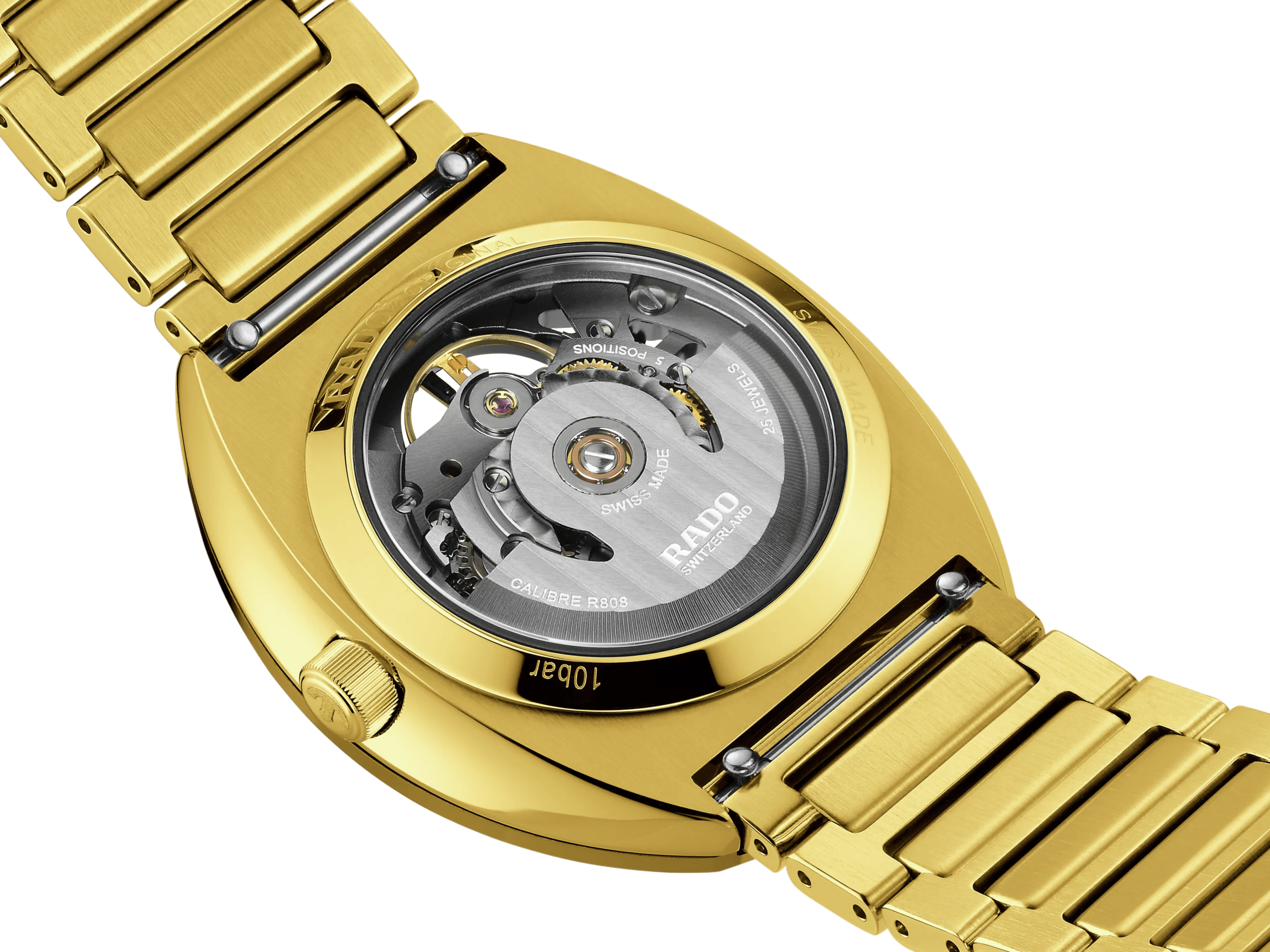 RADO DiaStar Original Skeleton Yellow-Gold Men's Watch R12164153