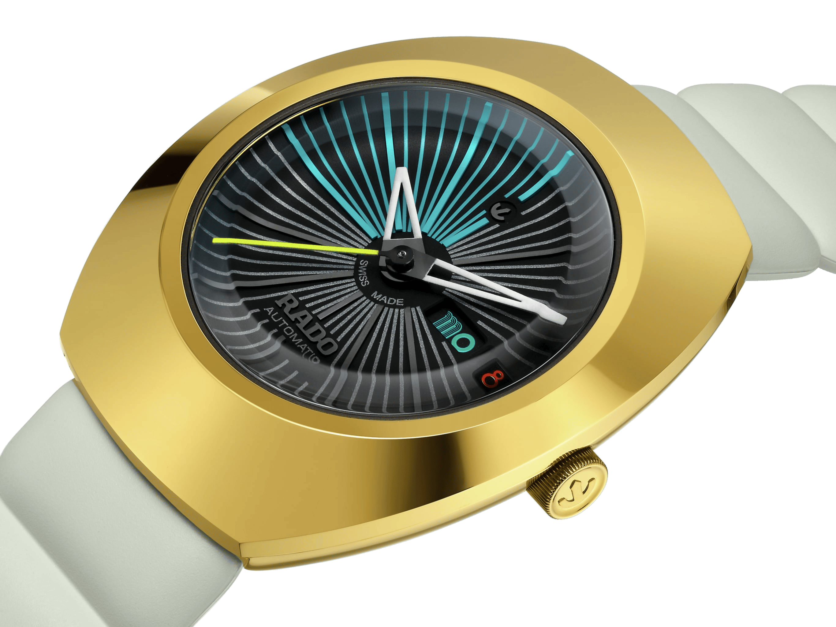 RADO DiaStar Original X Tej Chauhan Special Edition 38mm Matte Black Dial Men's Watch R12165155