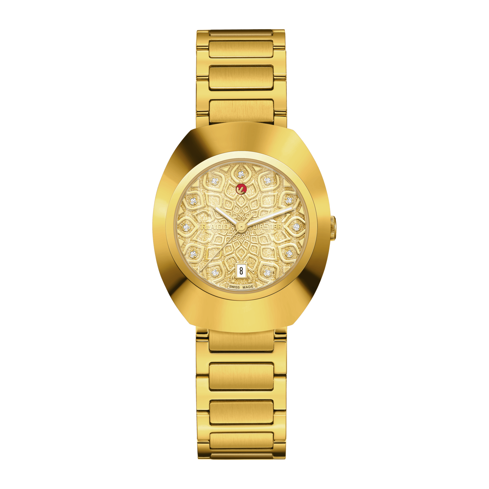 RADO DiaStar Original 30mm Automatic Yellow Dial Women's Watch R12171633
