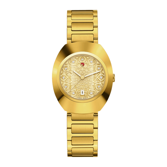 RADO DiaStar Original 30mm Automatic Yellow Dial Women's Watch R12171633
