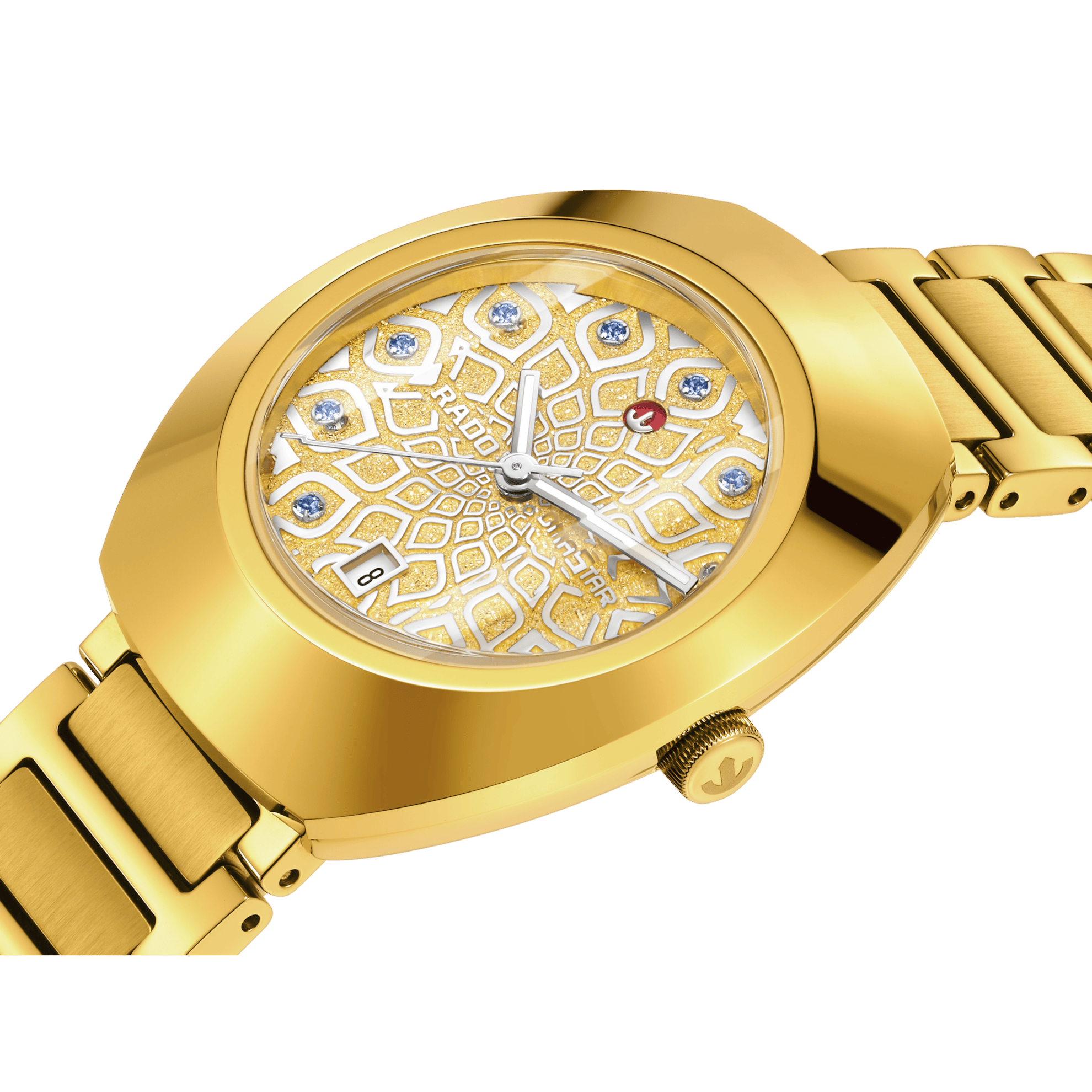 RADO DiaStar Original 30mm Automatic Rhodium-Yellow Dial Women's Watch R12171643