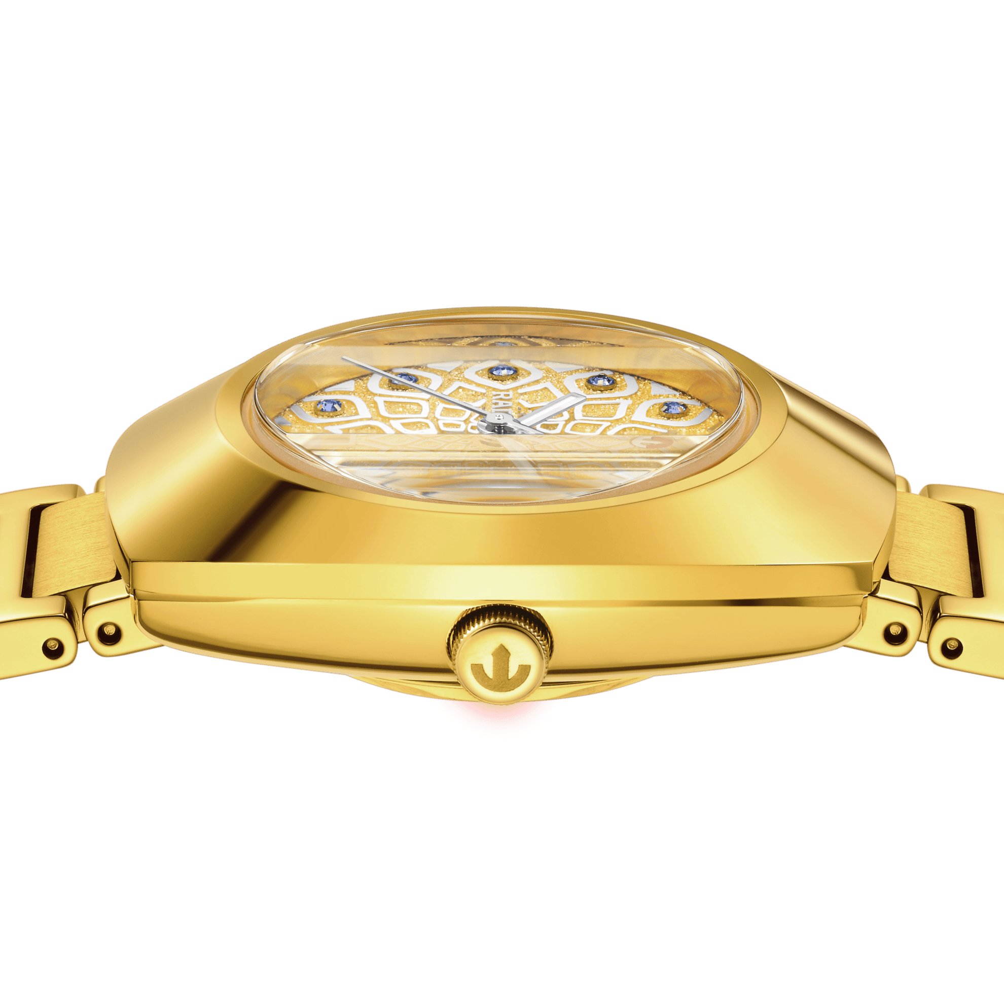 RADO DiaStar Original 30mm Automatic Rhodium-Yellow Dial Women's Watch R12171643