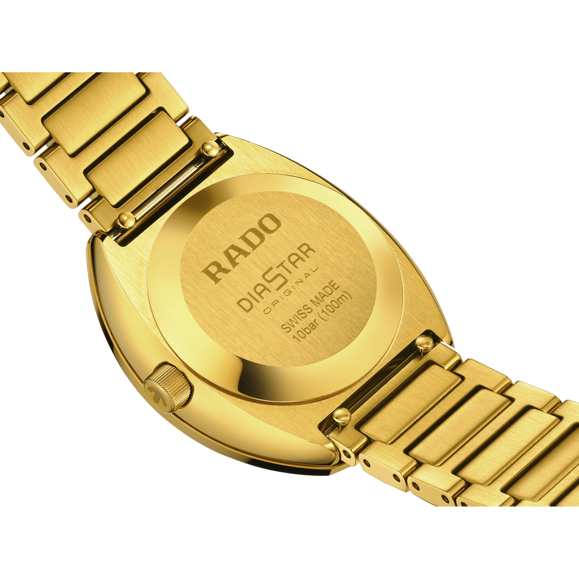 RADO DiaStar Original 30mm Automatic Rhodium-Yellow Dial Women's Watch R12171643