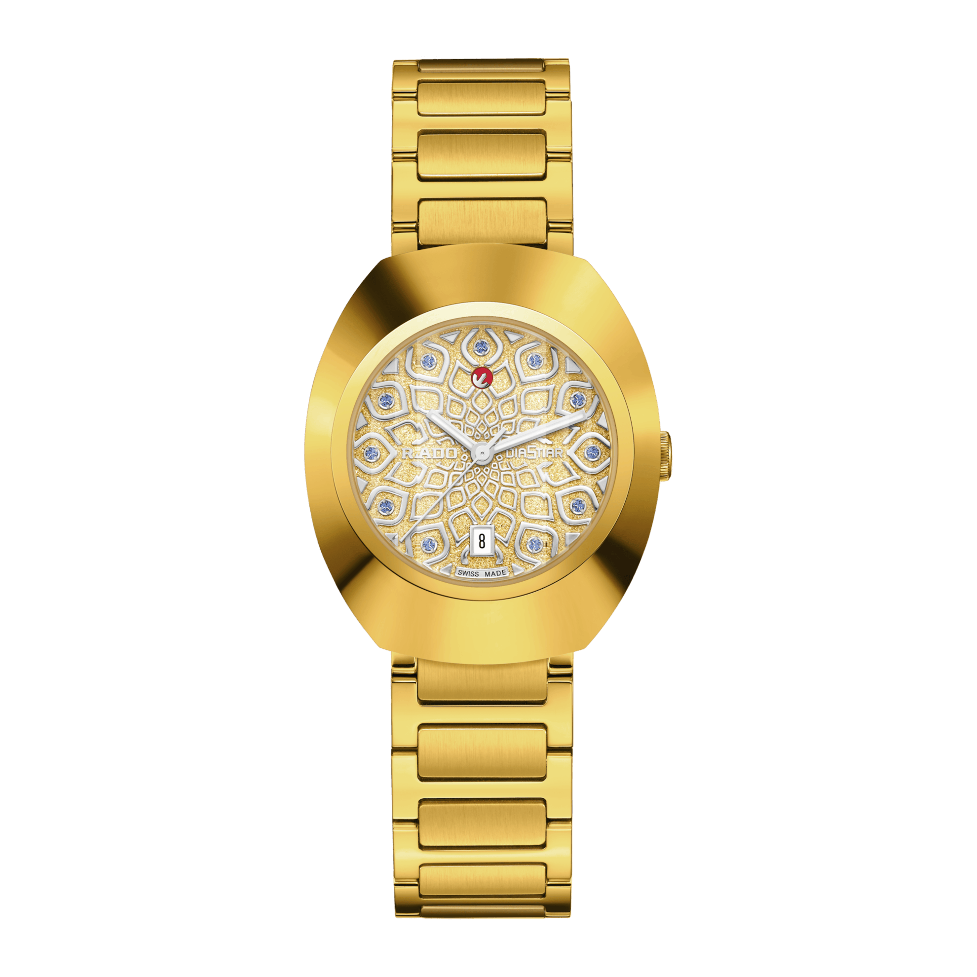 RADO DiaStar Original 30mm Automatic Rhodium-Yellow Dial Women's Watch R12171643