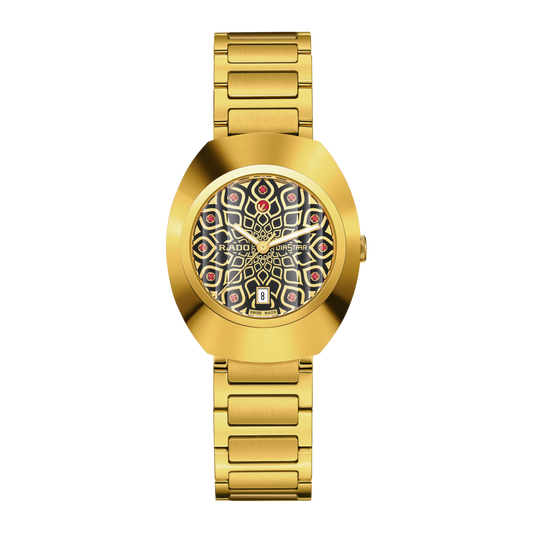 RADO DiaStar Original 30mm Automatic Black-Yellow Dial Women's Watch R12171653