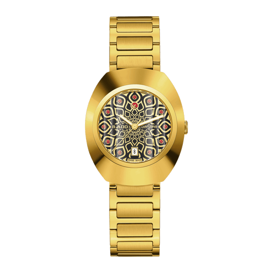 RADO DiaStar Original 30mm Automatic Black-Yellow Dial Women's Watch R12171653