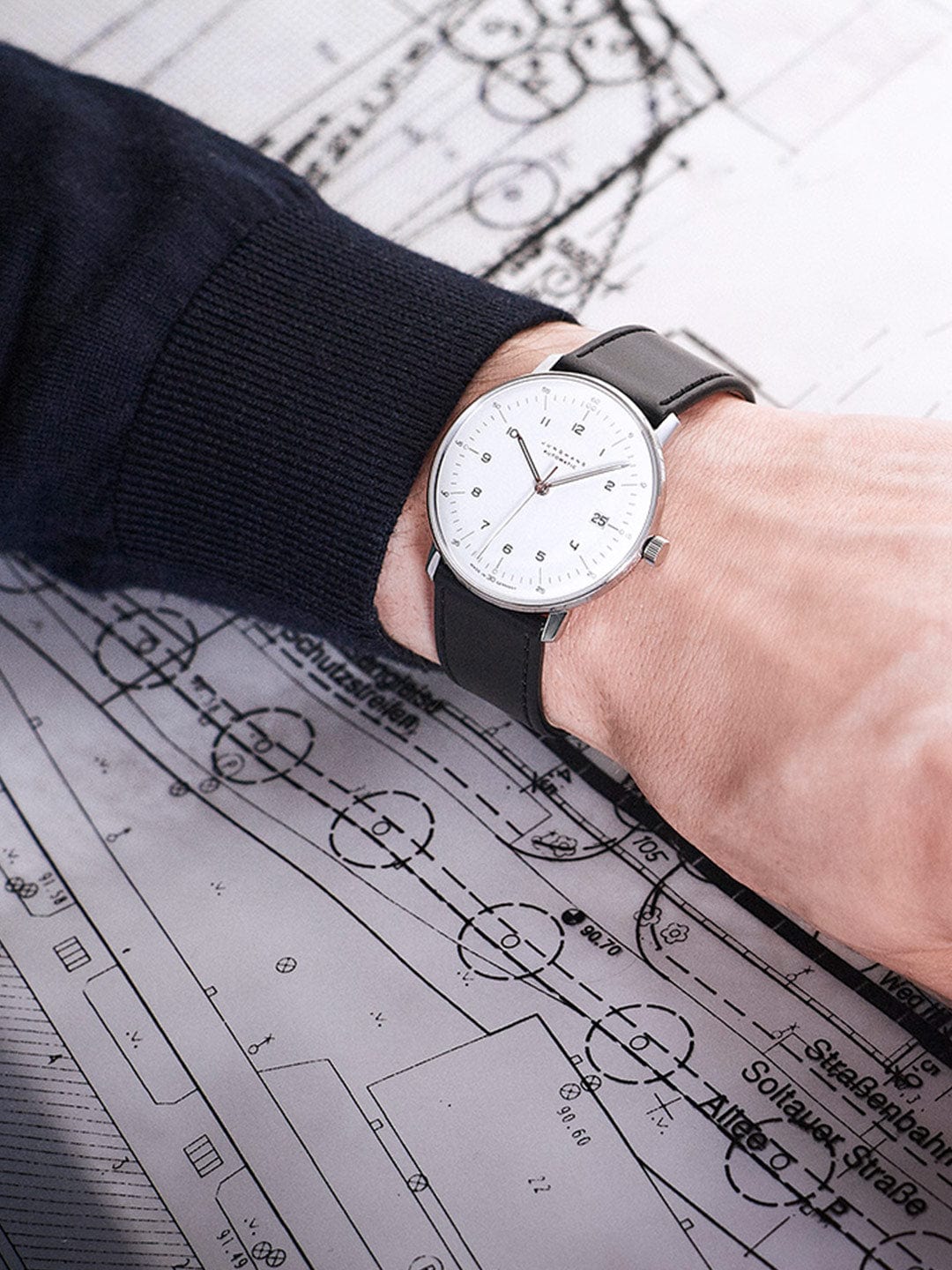 Junghans Max Bill Automatic 38mm Matt Silver Dial Men's Watch 27/4700.02