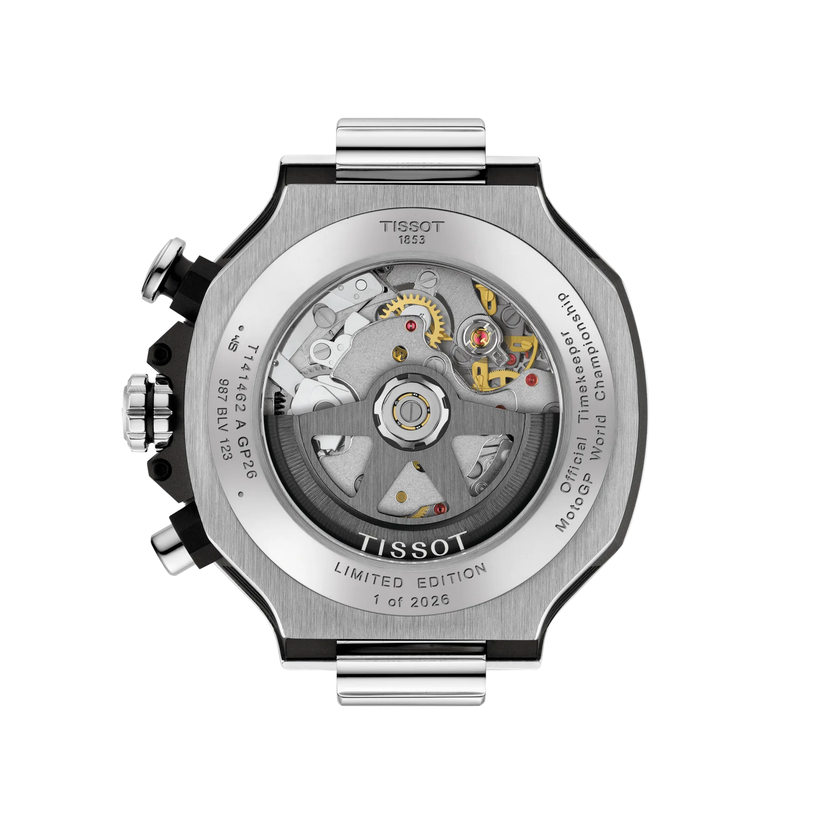Tissot T-Race MotoGP 2026 45mm Transparent Dial Men's Watch T1414622705100