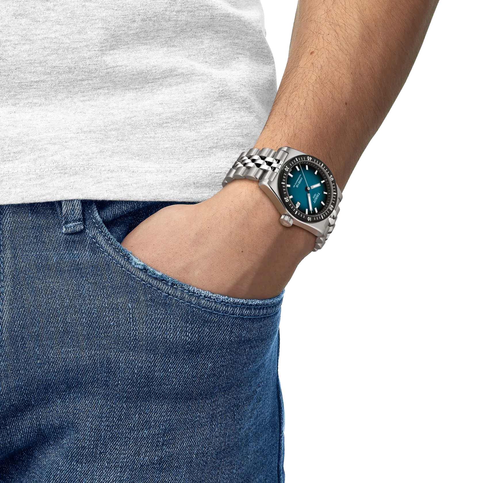 Tissot PR516 38mm Blue-Black Dial Men's Watch T1494071104100