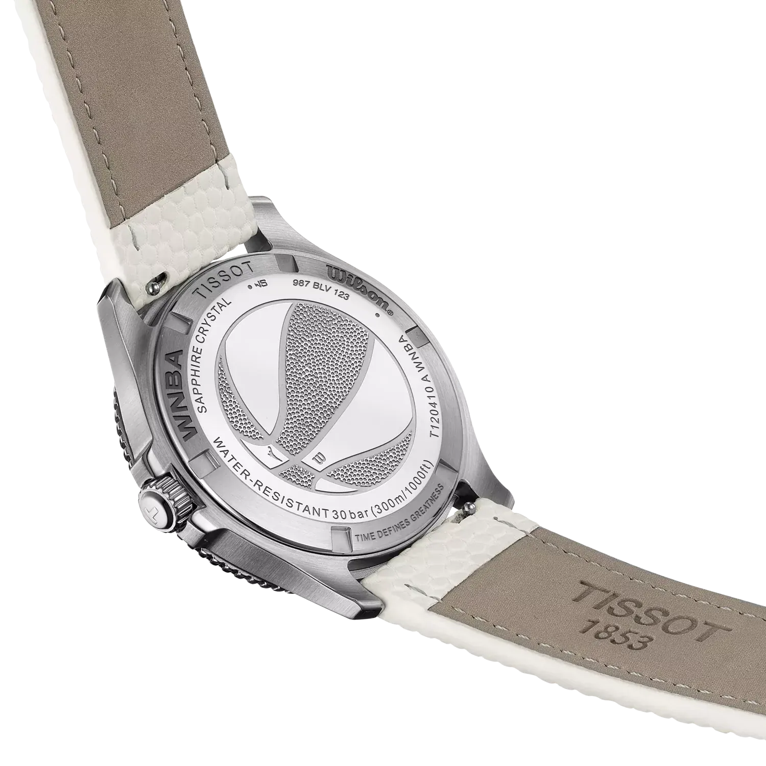 Tissot Seastar Wilson WNBA 40mm White Dial Men's Watch T1204101701100
