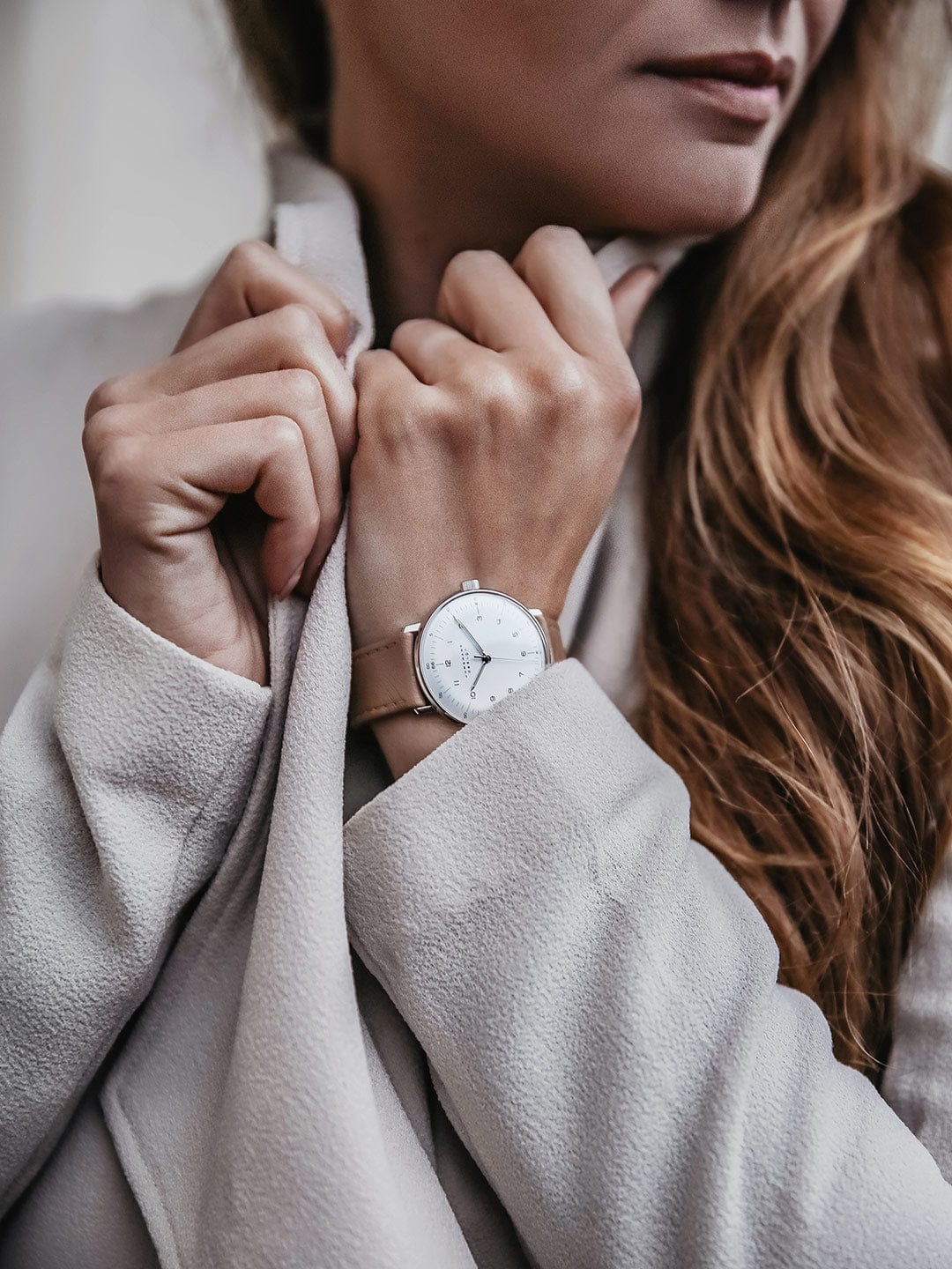 Junghans Max Bill Handaufzug 34mm Matt Silver Dial Women's Watch 27/3701.02