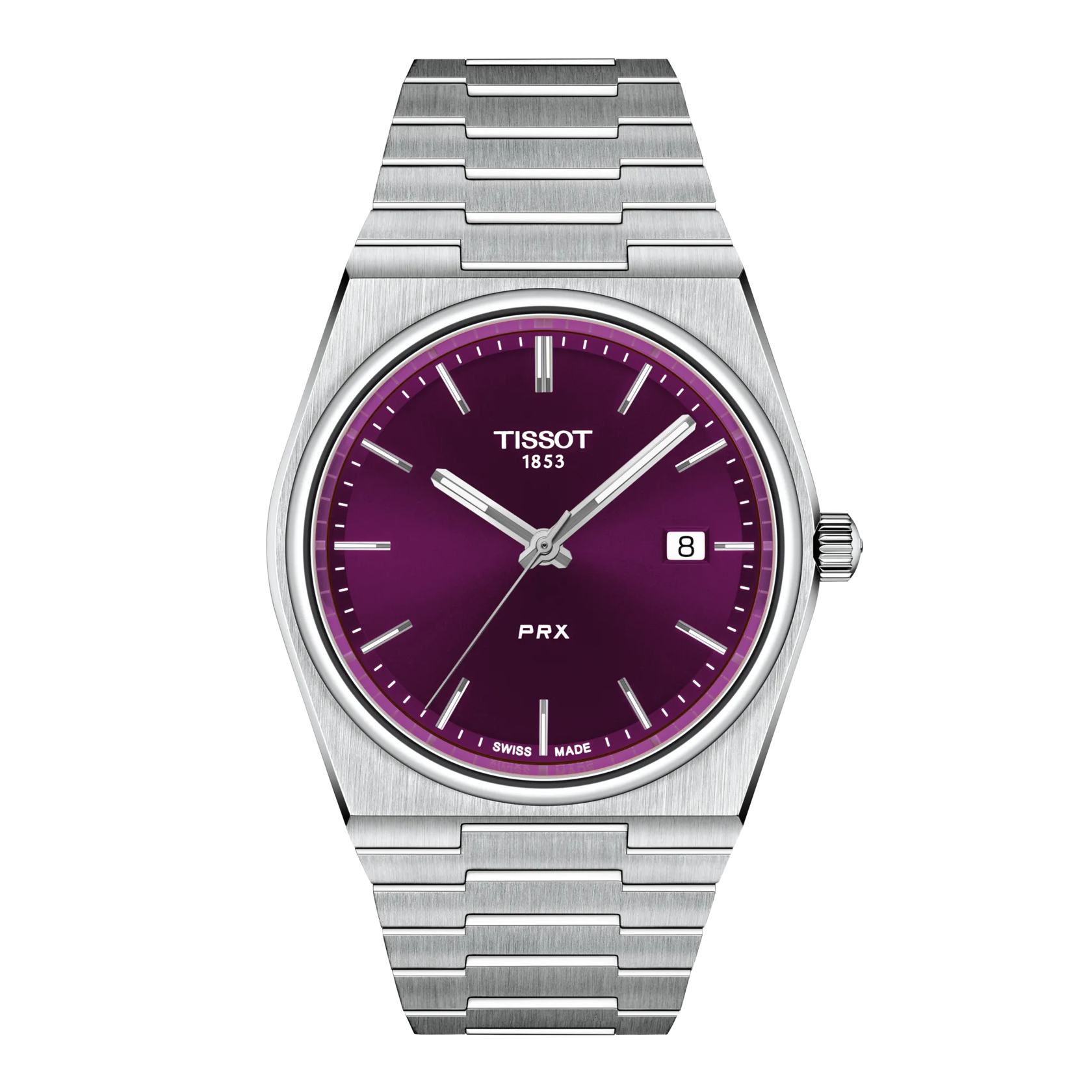 Tissot PRX 40mm Purple Dial Men's Watch T1374101140100