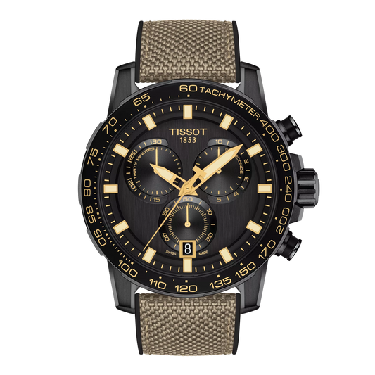 Tissot Supersport Chrono 45.5mm Black Dial Men's Watch T1256173705101