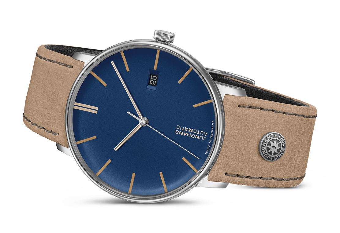 Junghans FORM A 39.3mm Blue Dial Men's Watch 27/4239.00