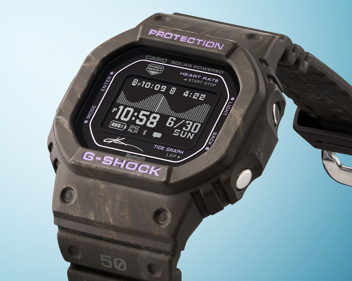 G-Shock G-LIDE Kanoa Igarashi 44.5mm Black Dial Men's Watch GBXH5600KI-5