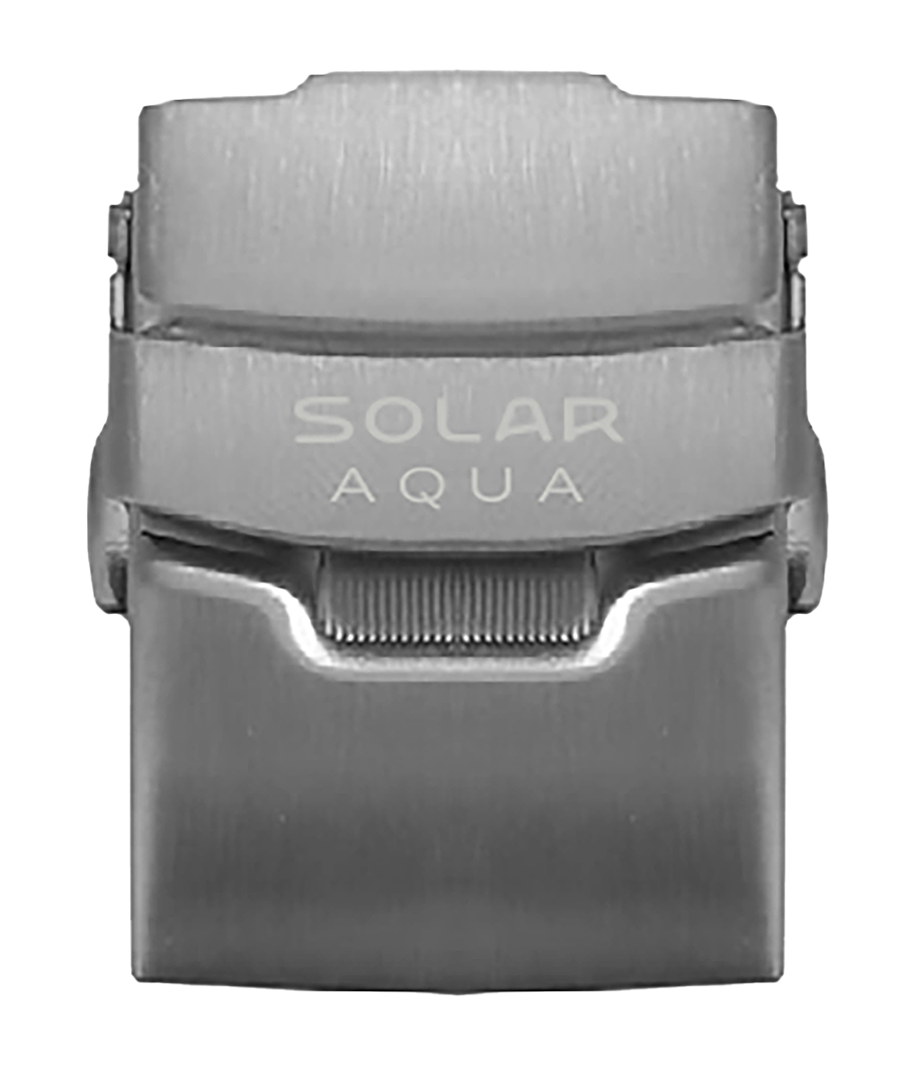 SOLAR AQUA Prima Abyss Leather 42mm Black-Italian Burgundy Dial Men's Watch SA0010.0024
