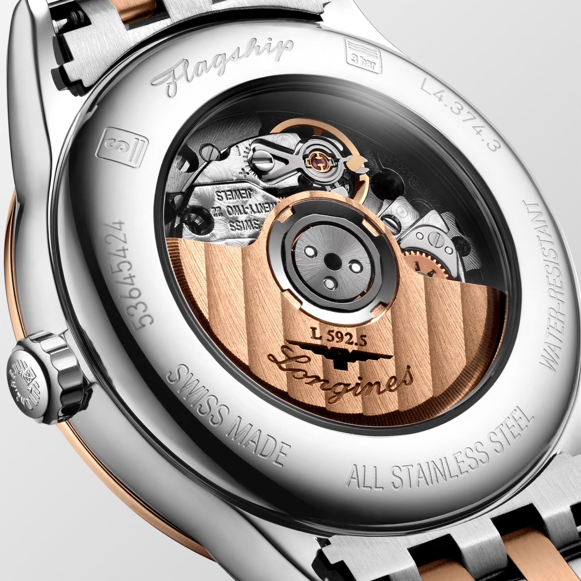Longines Flagship Classic 30mm Sunray Brown Dial Women's Watch L43743087