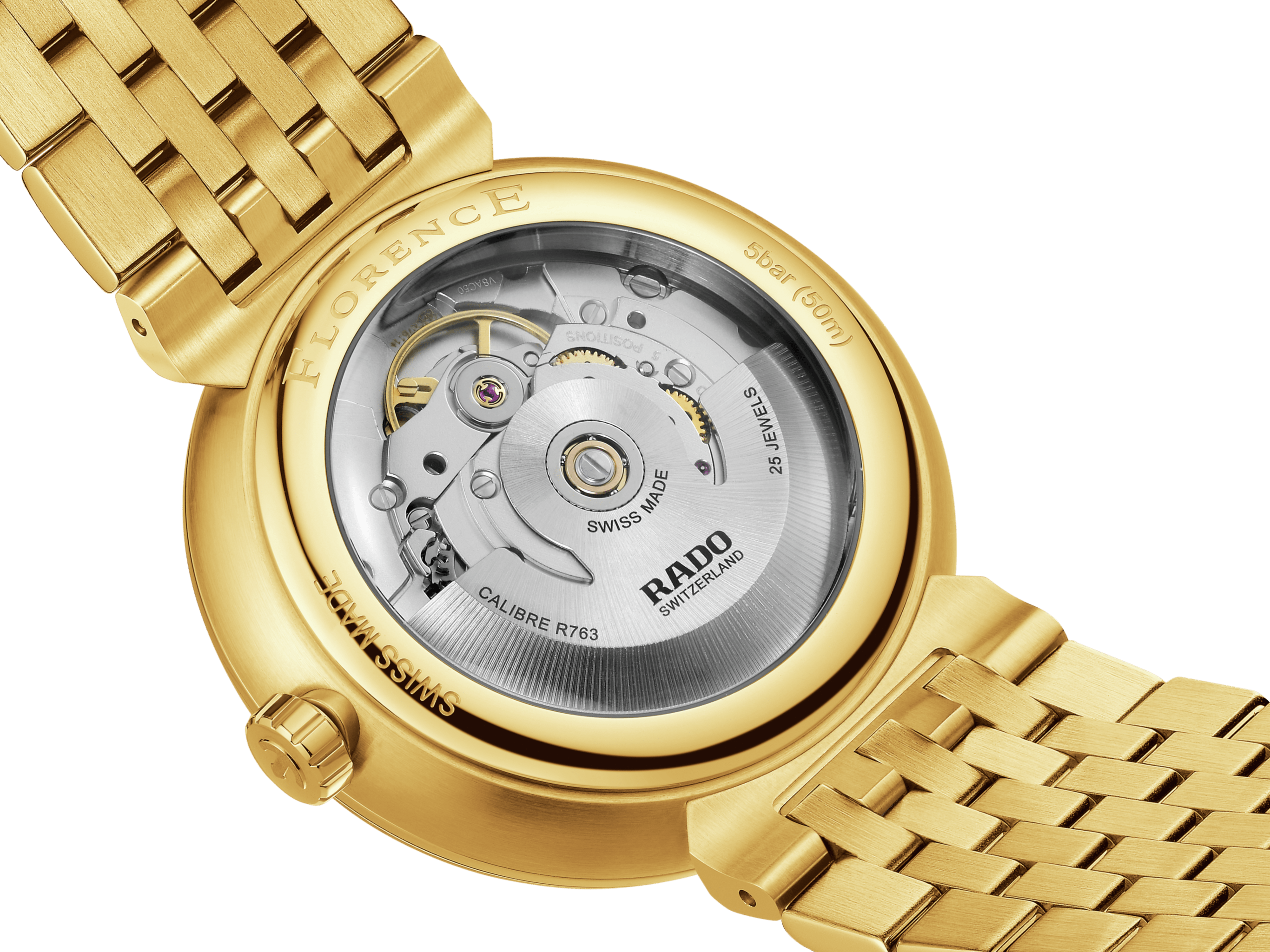 RADO Florence Automatic 39mm Yellow Gold PVD Men's Watch R48904013