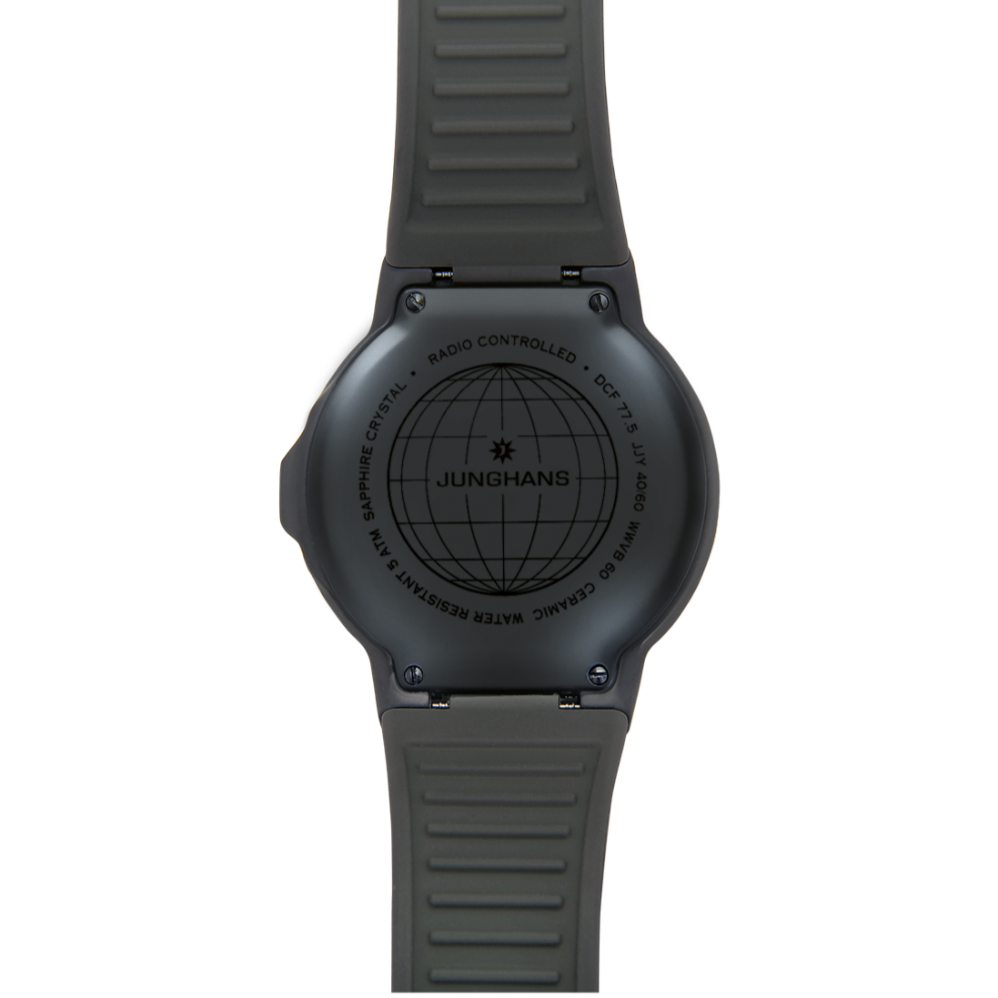 Junghans Force Mega Solar 40.4mm Black Dial Men's Watch 18/1000.00