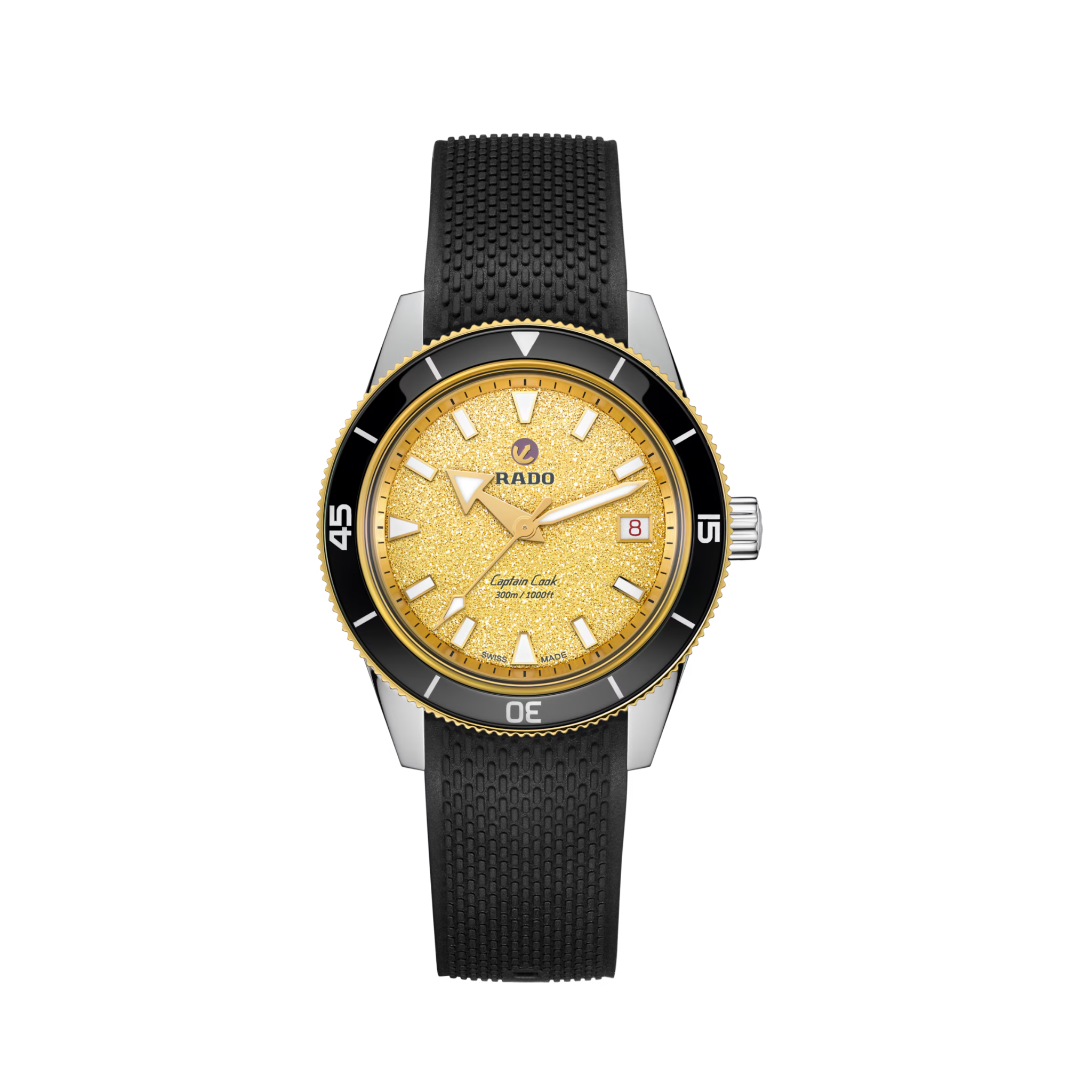 Rado Captain Cook Automatic 39mm Gold Dial Men's Watch R32223258
