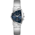 Hamilton Ventura Chrono Quartz 32mm Blue Dial Men's Watch H24432141