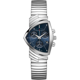 Hamilton Ventura Chrono Quartz 32mm Blue Dial Men's Watch H24432141
